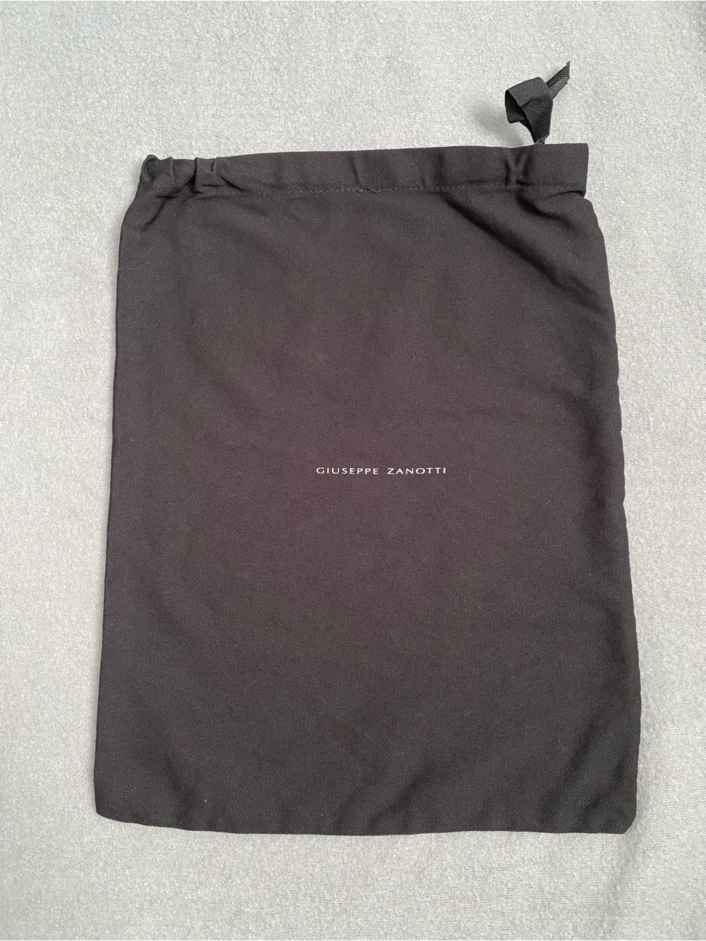 Giuseppe Zanotti Black Drawstring Dust Bag 14.5” X 11”